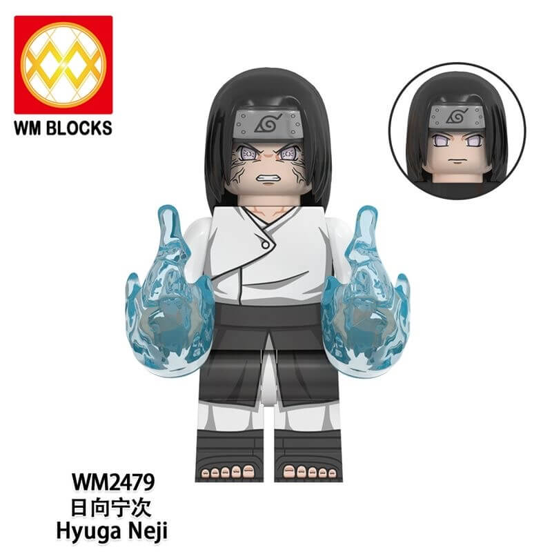 WM6153 Naruto Sai Hyuga Neji Minifigs