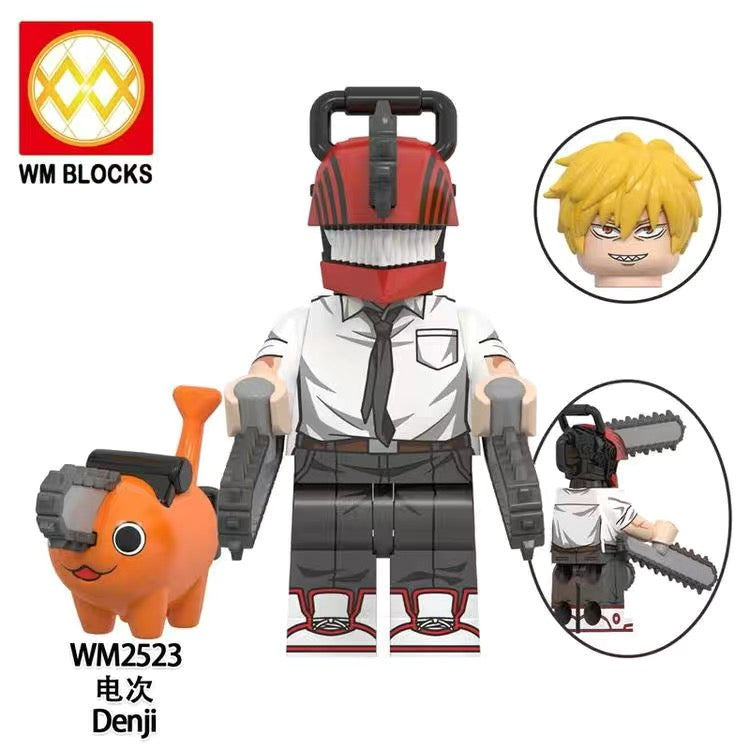WM6159 Chainsaw Man Denji Makima Minifigs