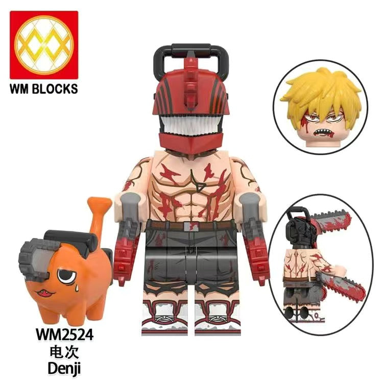 WM6159 Chainsaw Man Denji Makima Minifigs