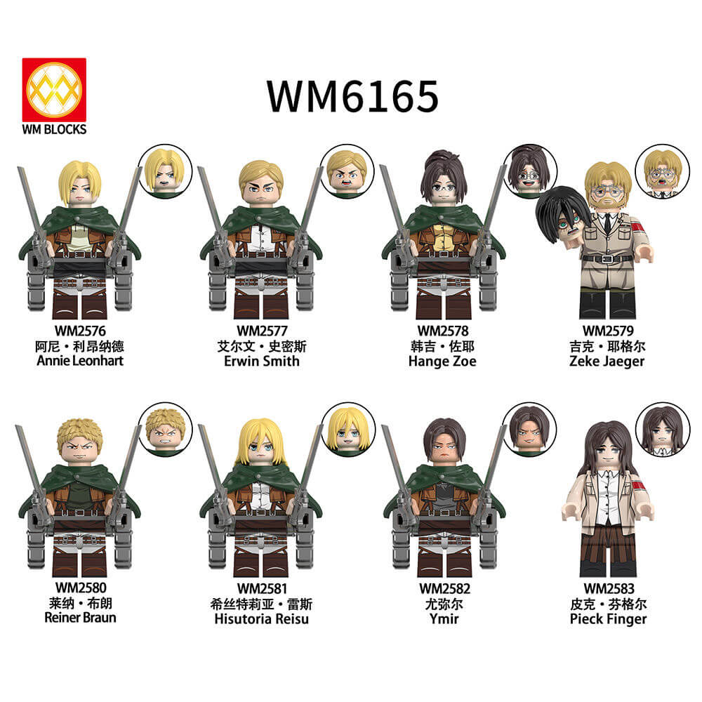 WM6165 Attack on Titan Ani Leonard Minifigs