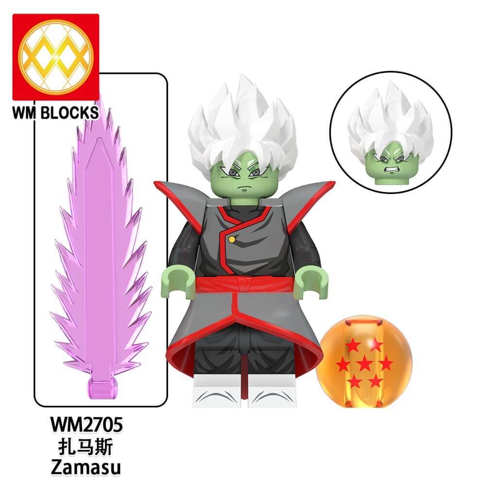 WM6181 Dragon Ball Son Goku Kefla minifigs