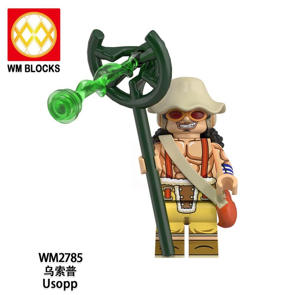 WM6191 One Piece Luffy Chopper Robin minifigs