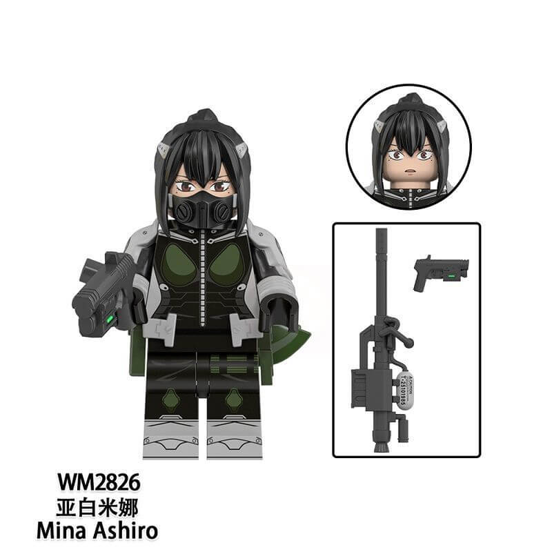 WM6197 Monster No. 8 Hibino Kafka minifigs