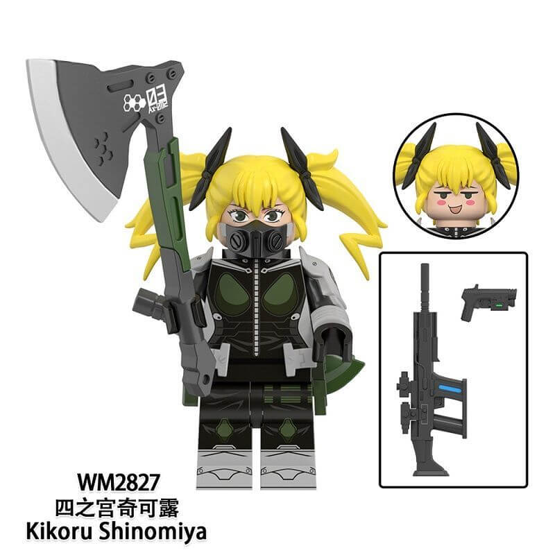 WM6197 Monster No. 8 Hibino Kafka minifigs