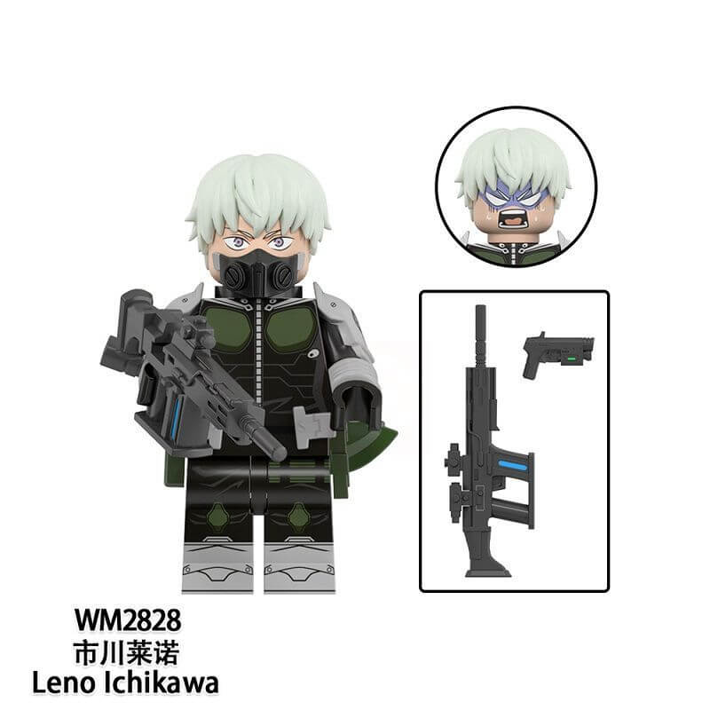 WM6197 Monster No. 8 Hibino Kafka minifigs