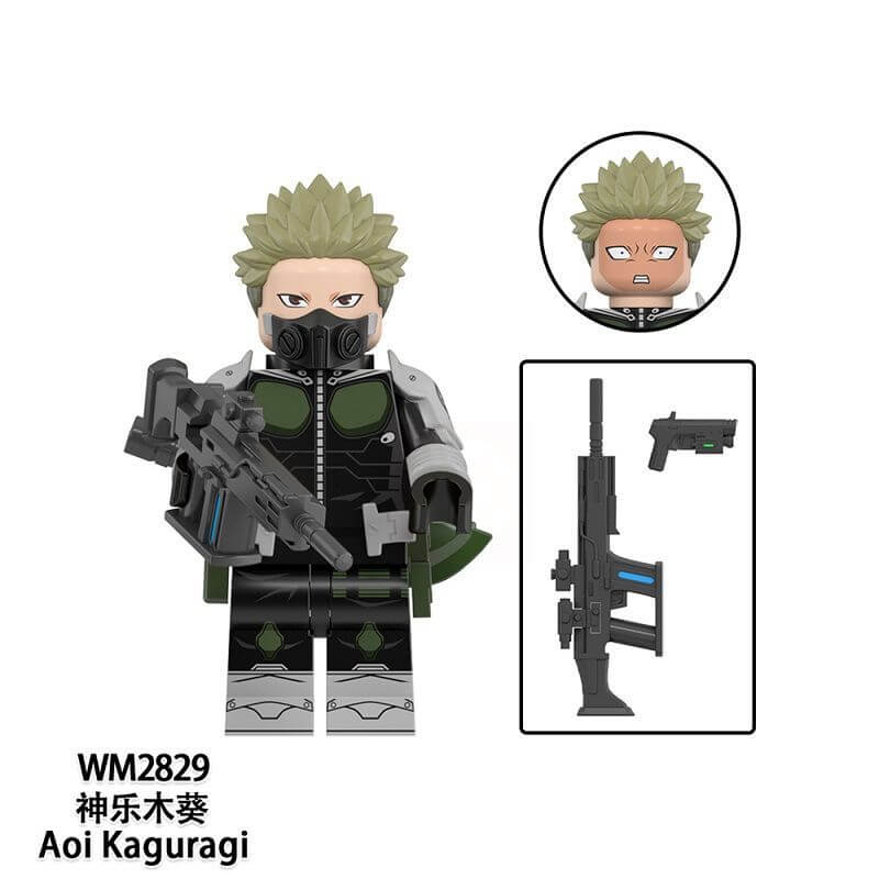 WM6197 Monster No. 8 Hibino Kafka minifigs