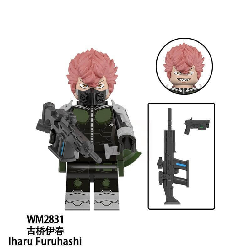 WM6197 Monster No. 8 Hibino Kafka minifigs