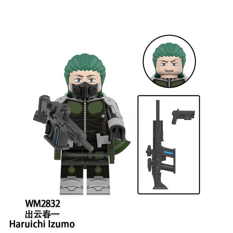 WM6197 Monster No. 8 Hibino Kafka minifigs