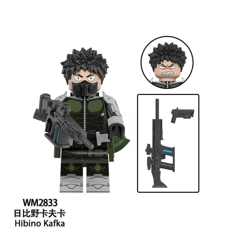 WM6197 Monster No. 8 Hibino Kafka minifigs