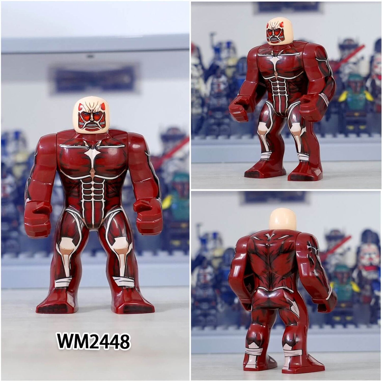 WM6148 Attack on Titan Levi Mikasa Eren Minifigs