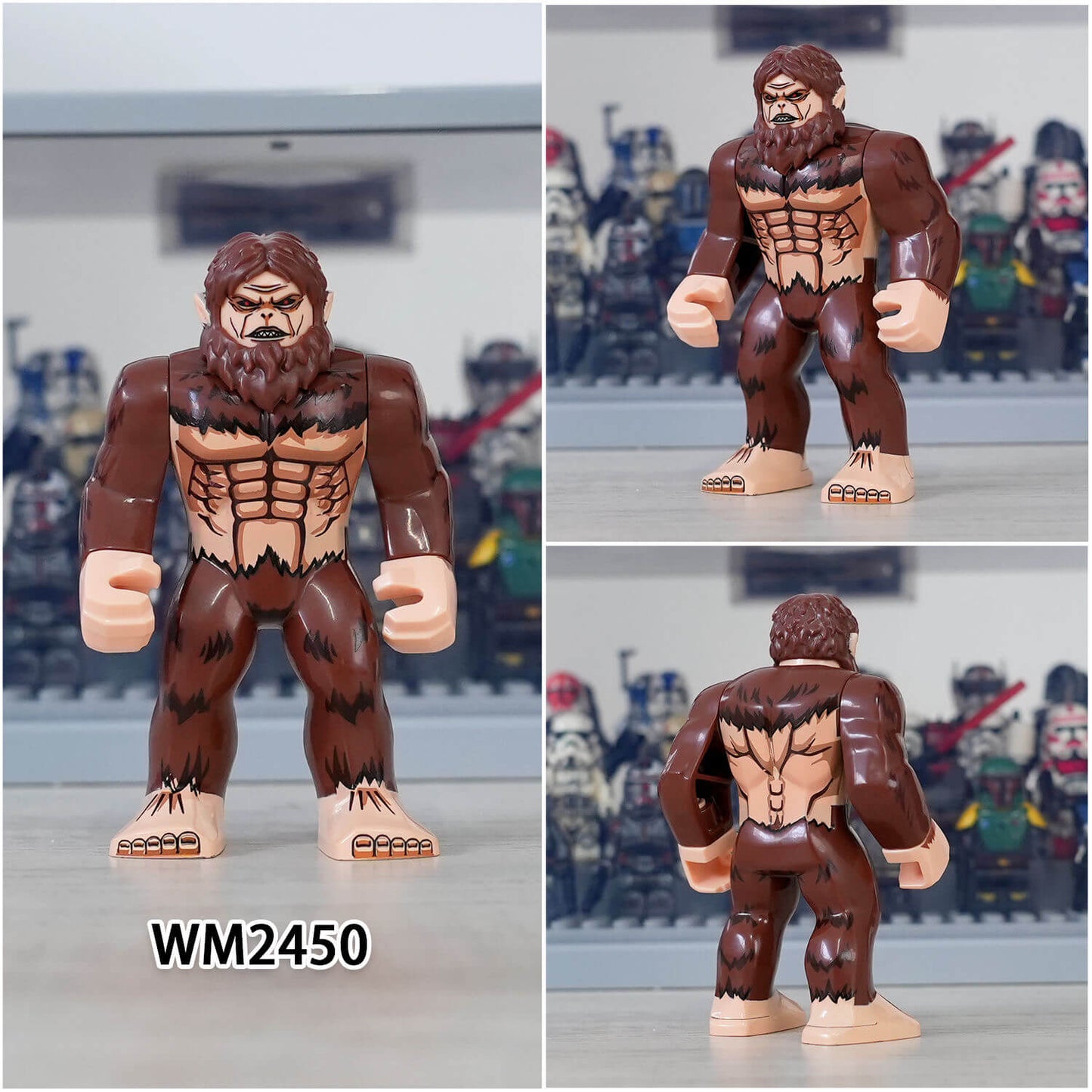 WM6148 Attack on Titan Levi Mikasa Eren Minifigs