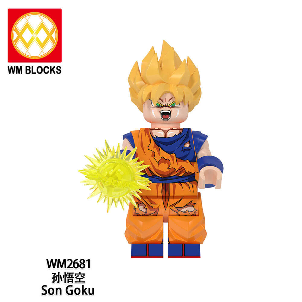 WM6178 Dragon Ball Turtle Master Black Goku Minifigs