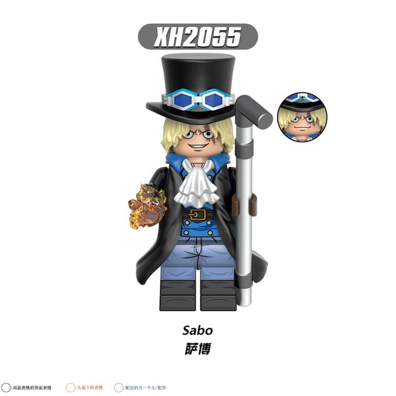 X0355 One Piece luffy Sabo minifigs