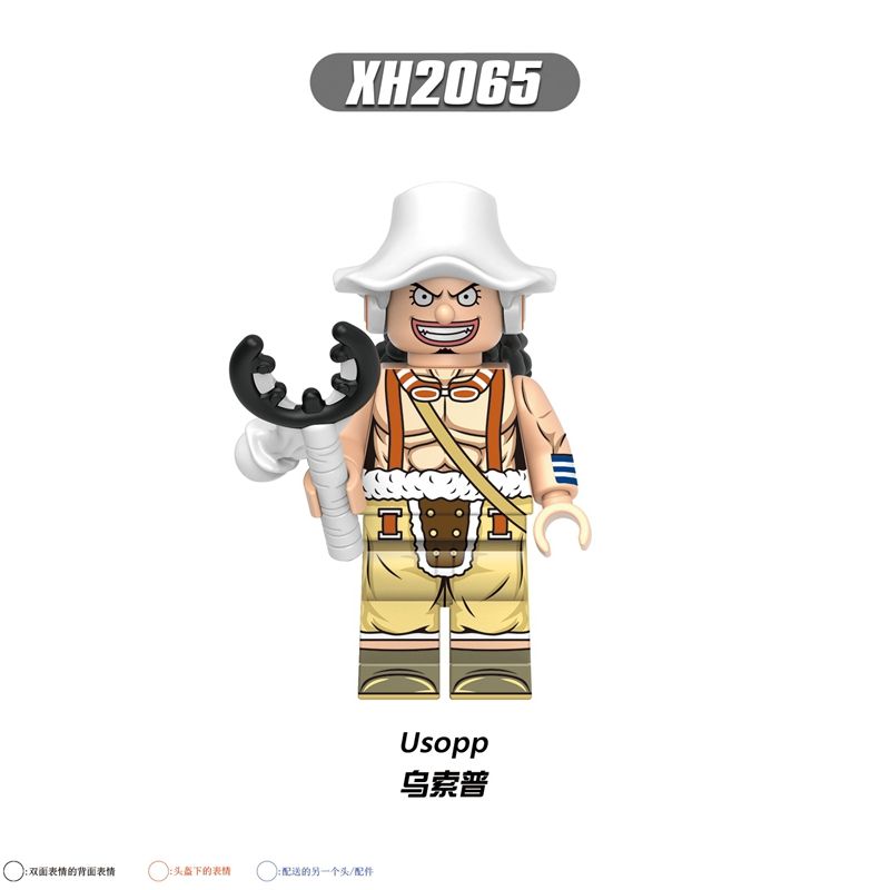 X0356 One Piece Roronoa Zoro Nico Robin minifigs