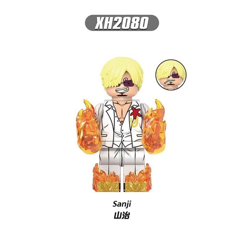X0358 One Piece Monkey·D·Luffy Sanji Nami minifigs