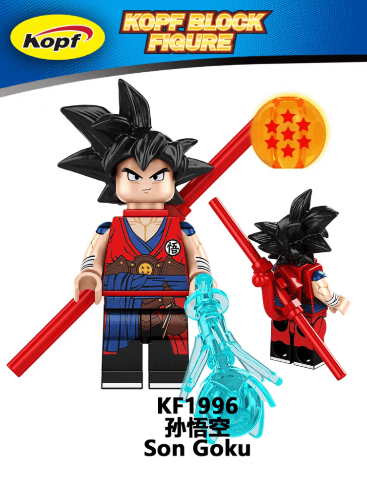 KF6195 Dragon Ball Krillin Android 18 minifigs