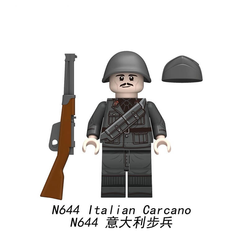 N641-N644  Italian Carcano Minifigs