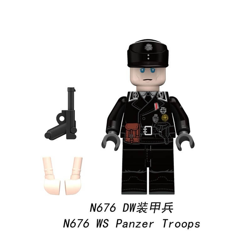 N671-N676 Panzer Troops minifigs