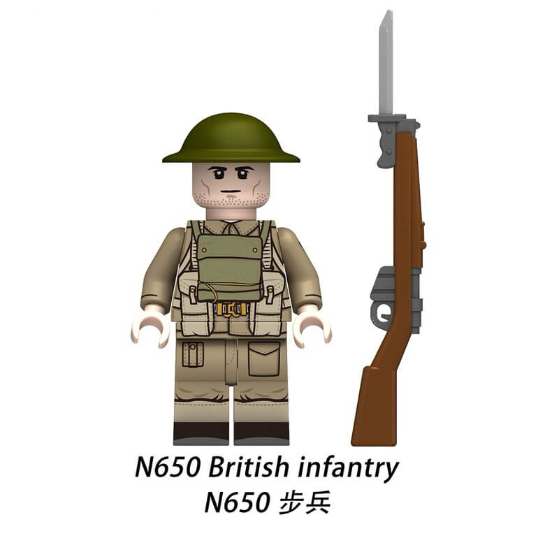 N645-650 British Red Devils Minifigs