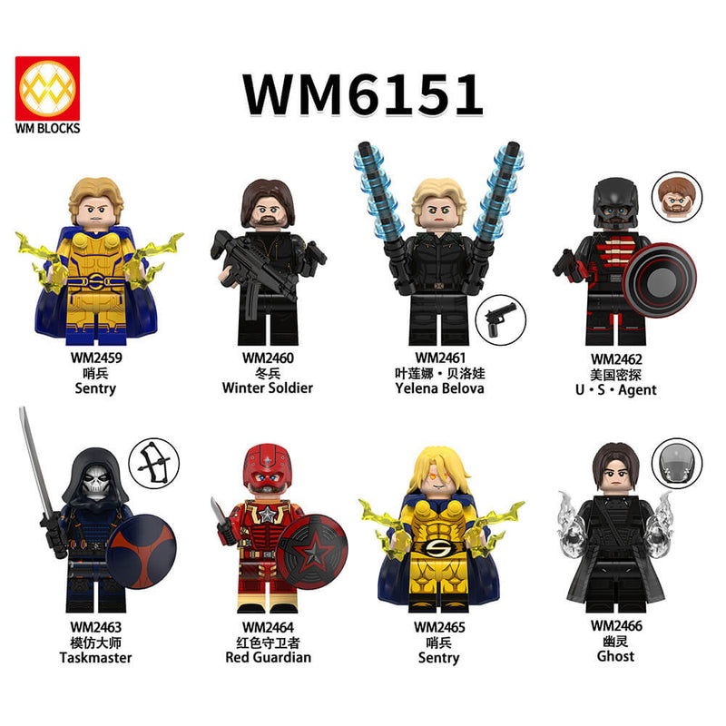 WM6151 Super Hero Winter Soldier Minifigs