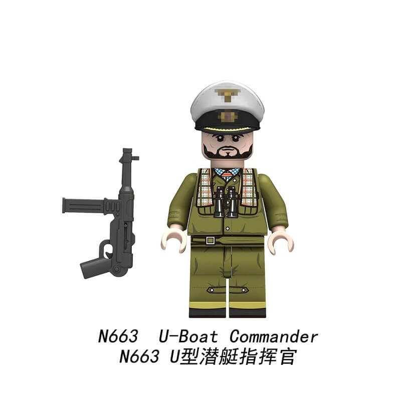 N661-N666 Navy Soldier Minifigs