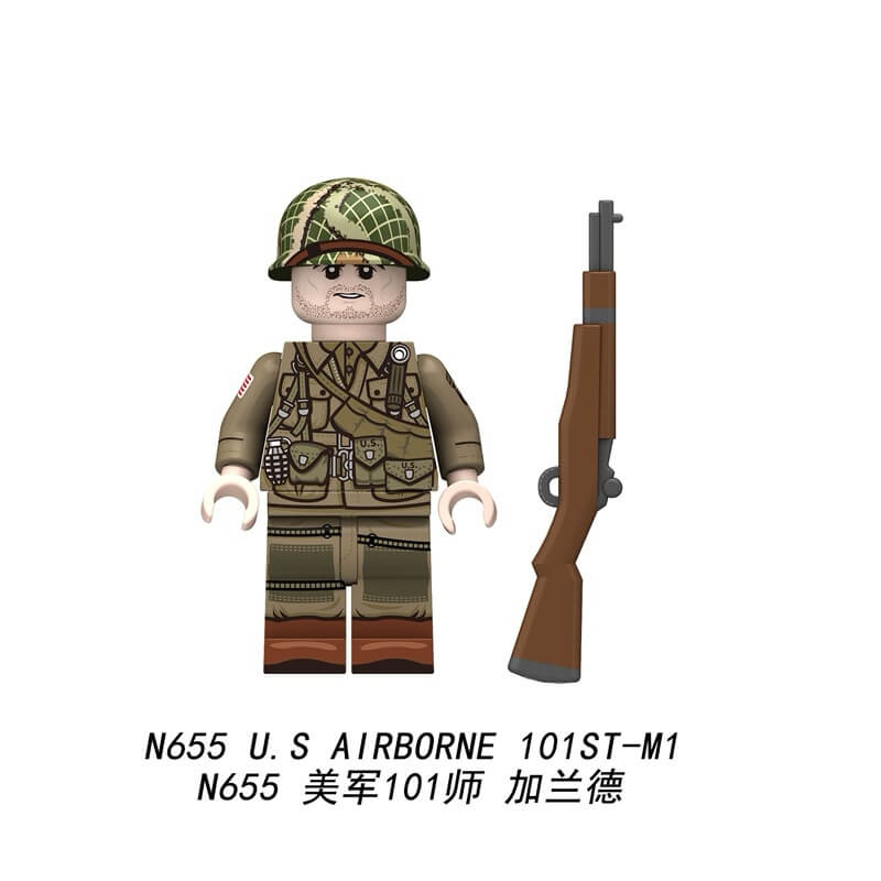 N651-656 US Army 101st Division Minifigs