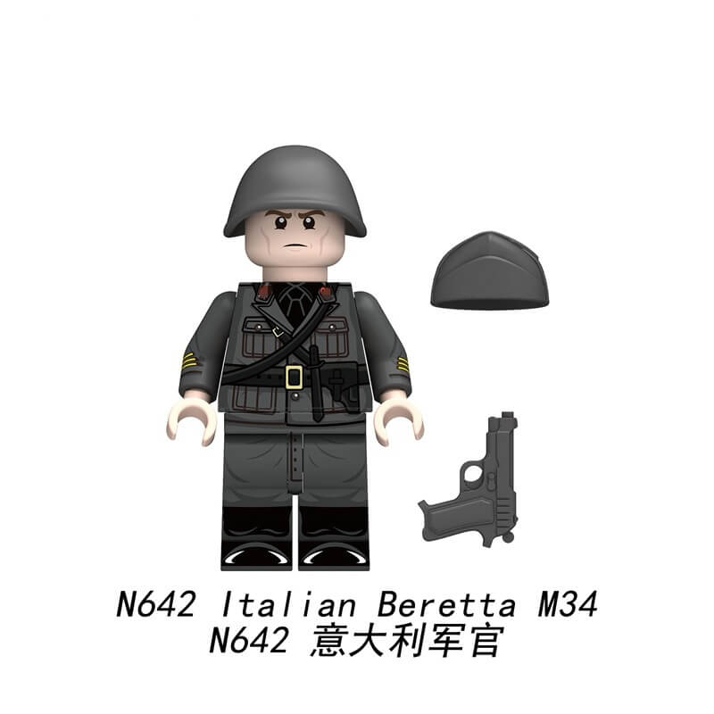 N641-N644  Italian Carcano Minifigs