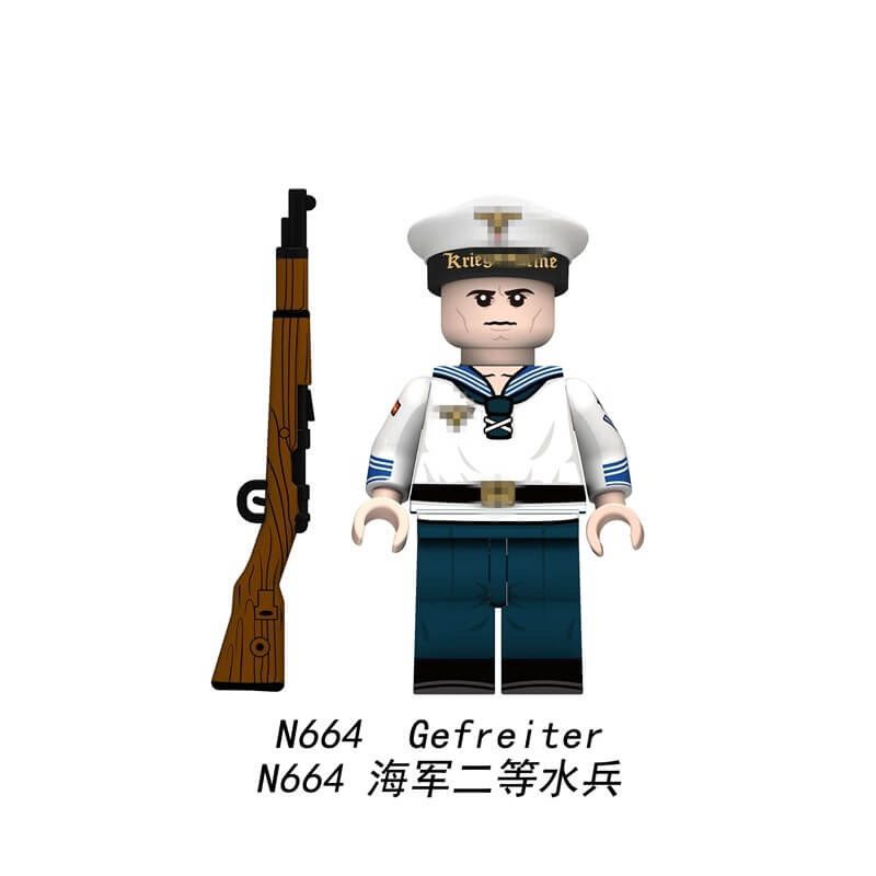 N661-N666 Navy Soldier Minifigs