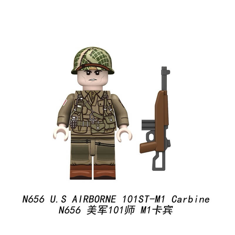 N651-656 US Army 101st Division Minifigs