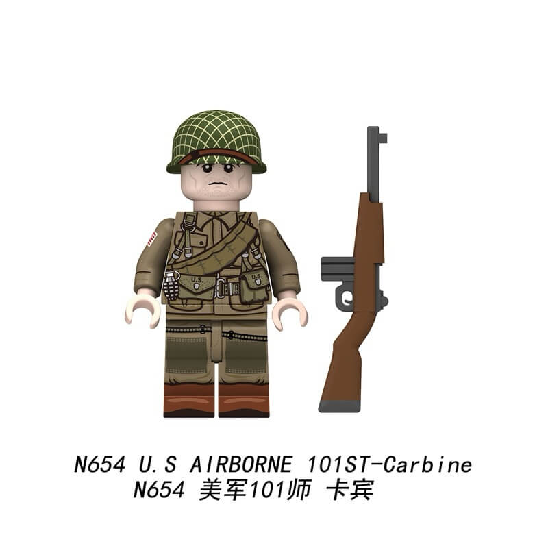N651-656 US Army 101st Division Minifigs