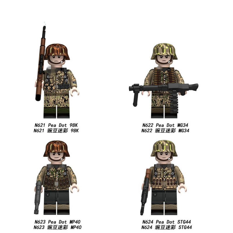 N621-624 Pea Dot Minifigs