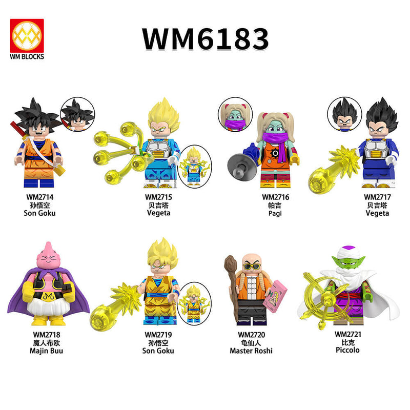WM6183 Dragon Ball Vegeta Minifigs