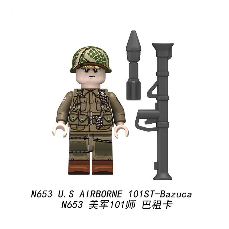 N651-656 US Army 101st Division Minifigs