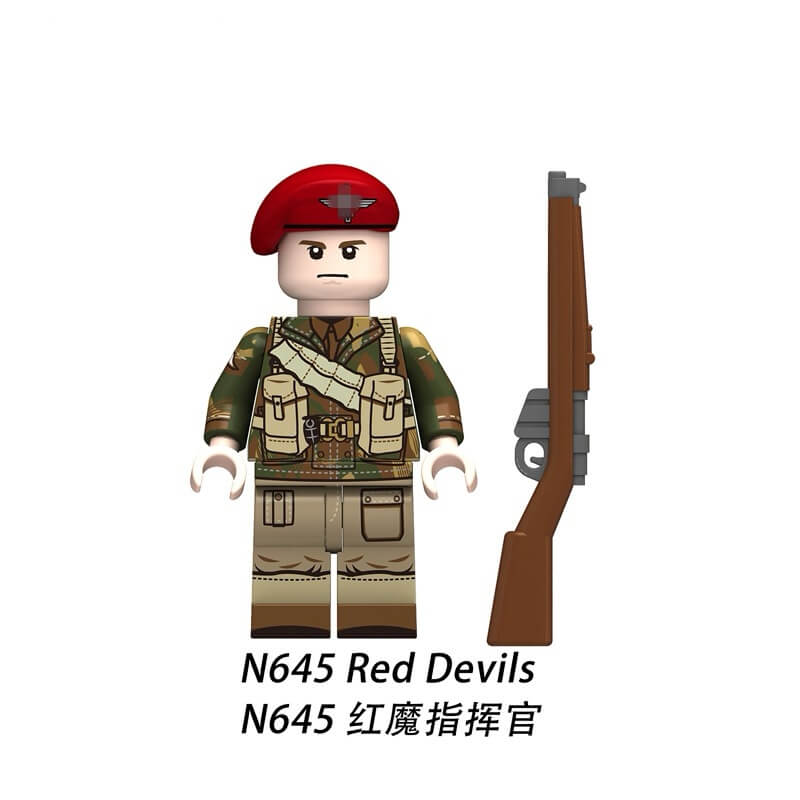 N645-650 British Red Devils Minifigs