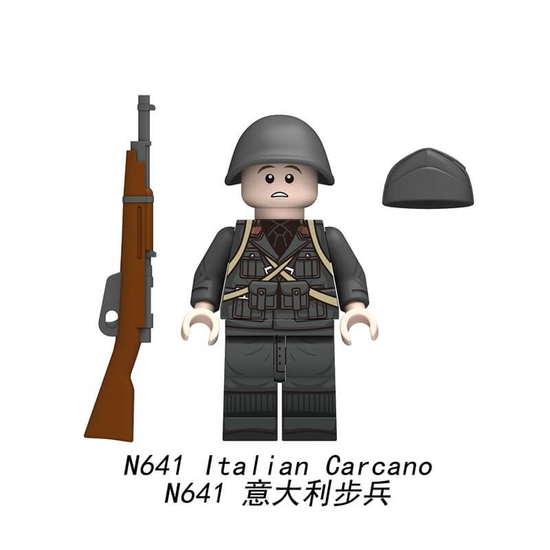 N641-N644  Italian Carcano Minifigs