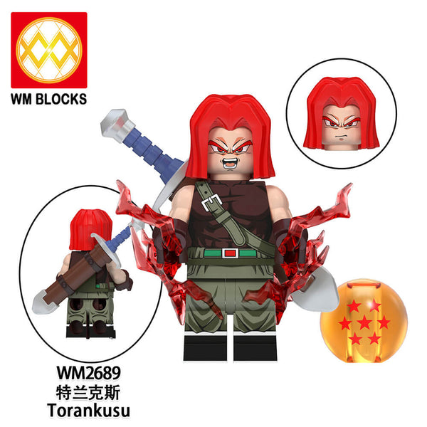 WM6179 Dragon Ball Bardock Minifigs