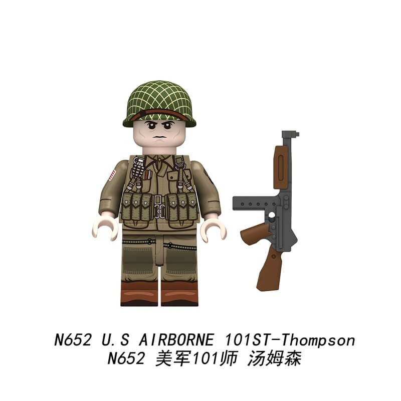 N651-656 US Army 101st Division Minifigs