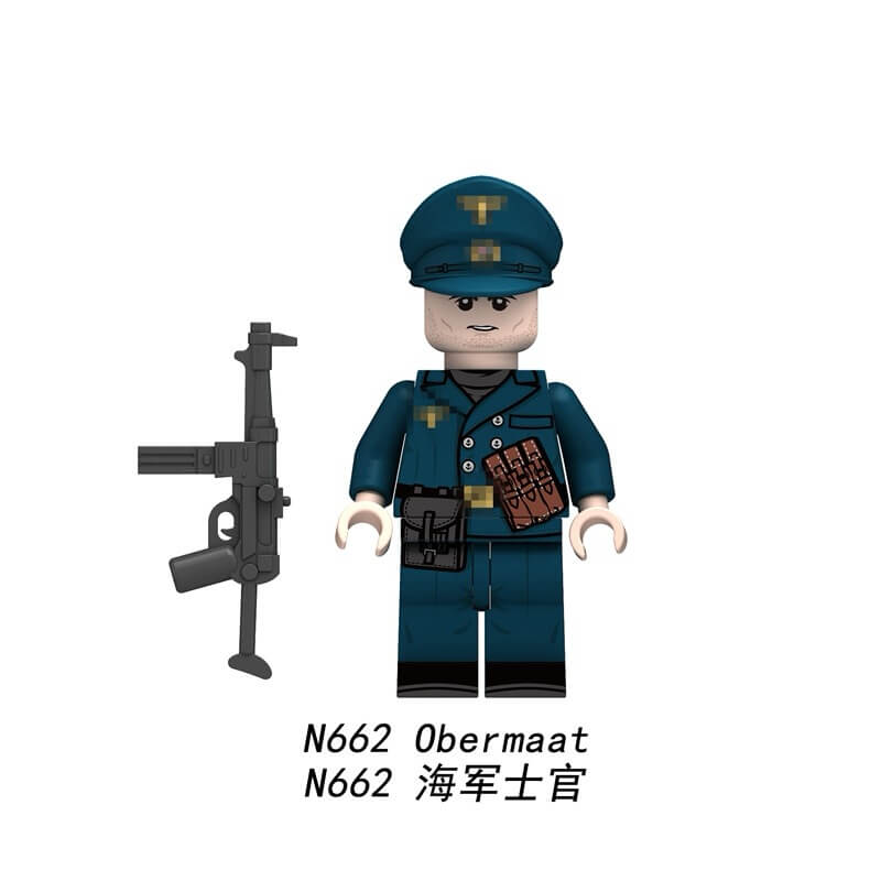 N661-N666 Navy Soldier Minifigs