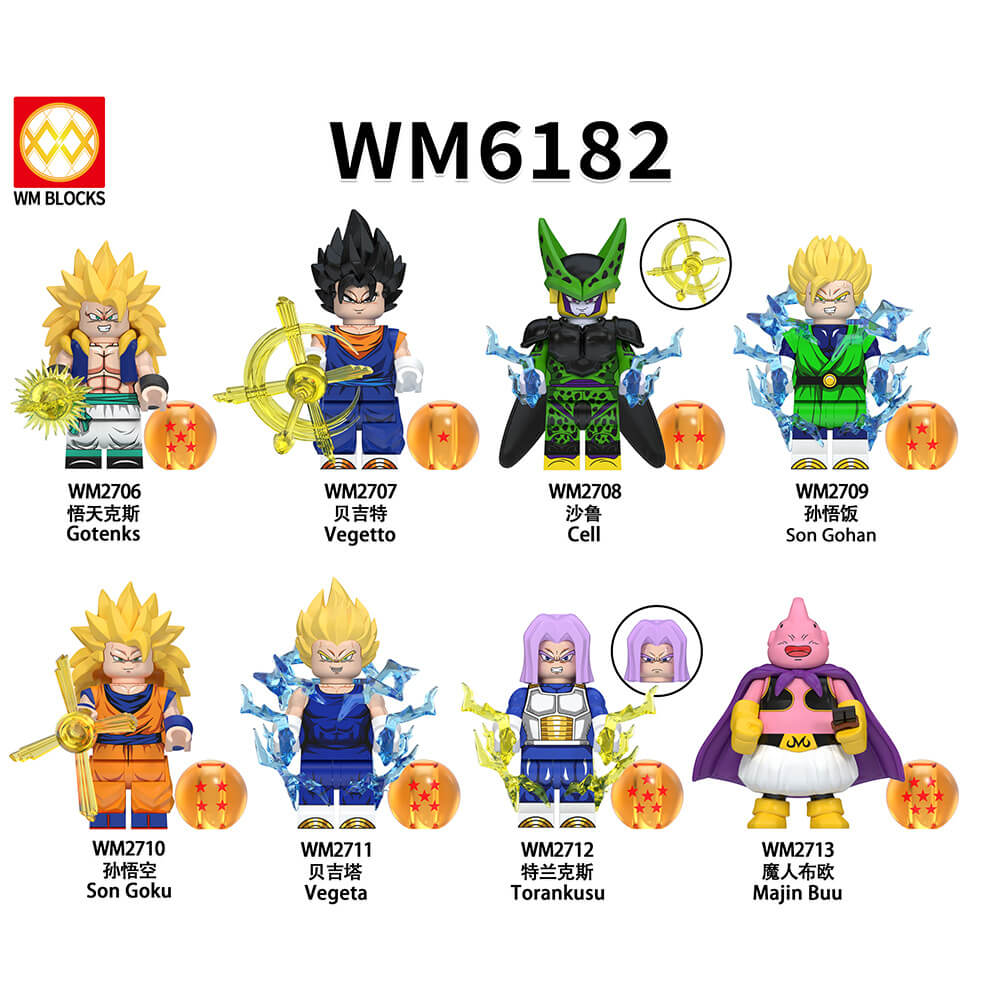 WM6182 Dragon Ball Son Gohan Minifigs