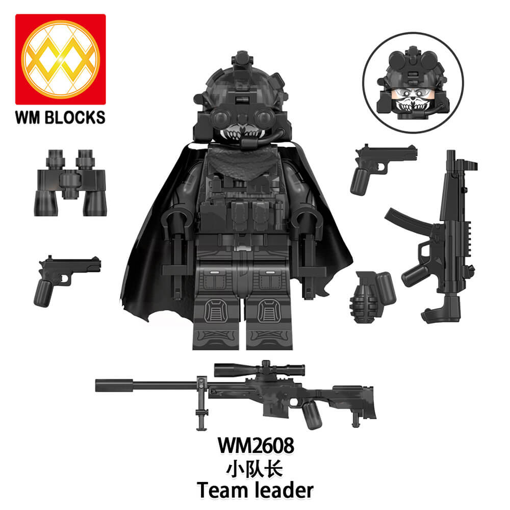 WM6169 Military Series Commando Minifigs