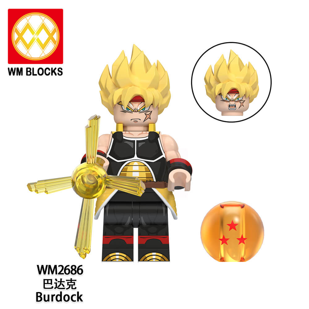 WM6179 Dragon Ball Bardock Minifigs