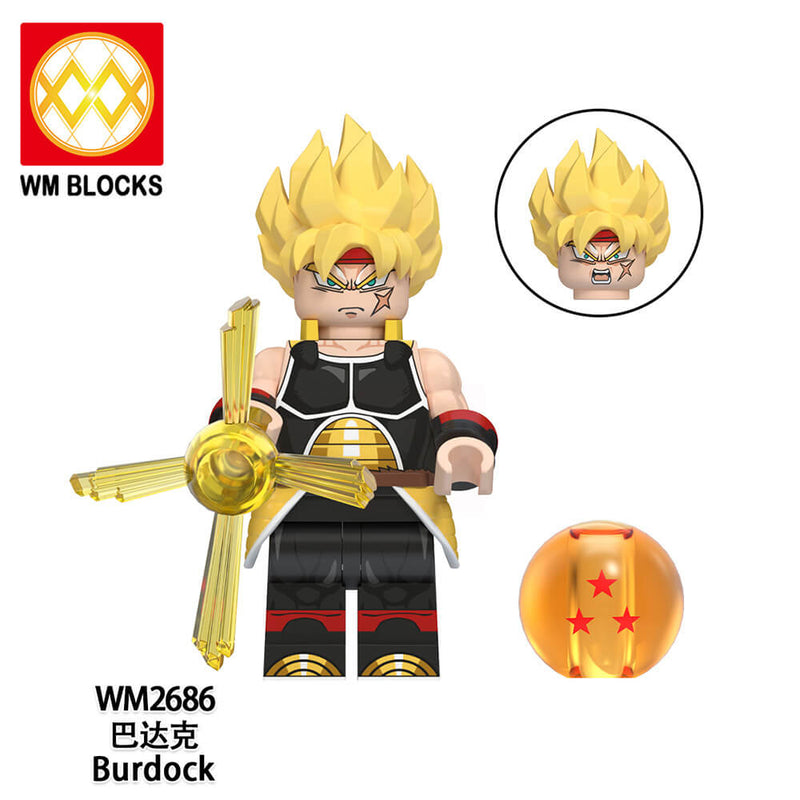 WM6179 Dragon Ball Bardock Minifigs