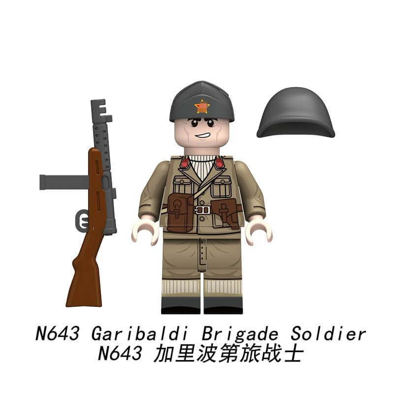 N641-N644  Italian Carcano Minifigs