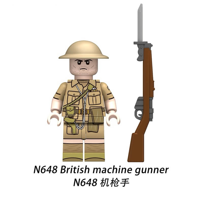 N645-650 British Red Devils Minifigs