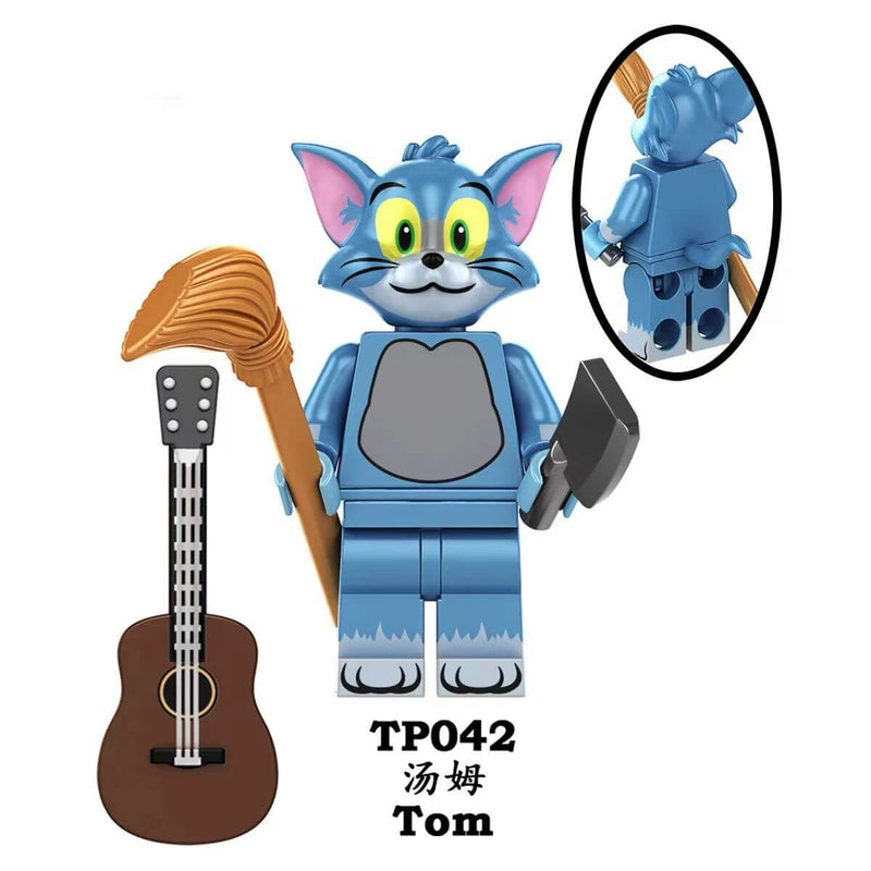 TP1006  Cat and Mouse Tom and Jerry minifigs