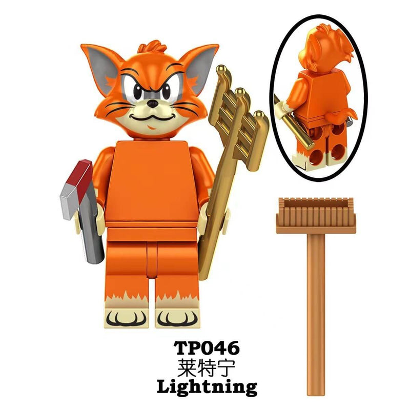 TP1006  Cat and Mouse Tom and Jerry minifigs