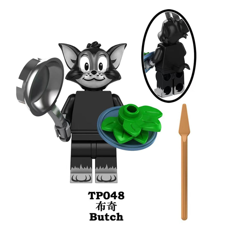 TP1006  Cat and Mouse Tom and Jerry minifigs