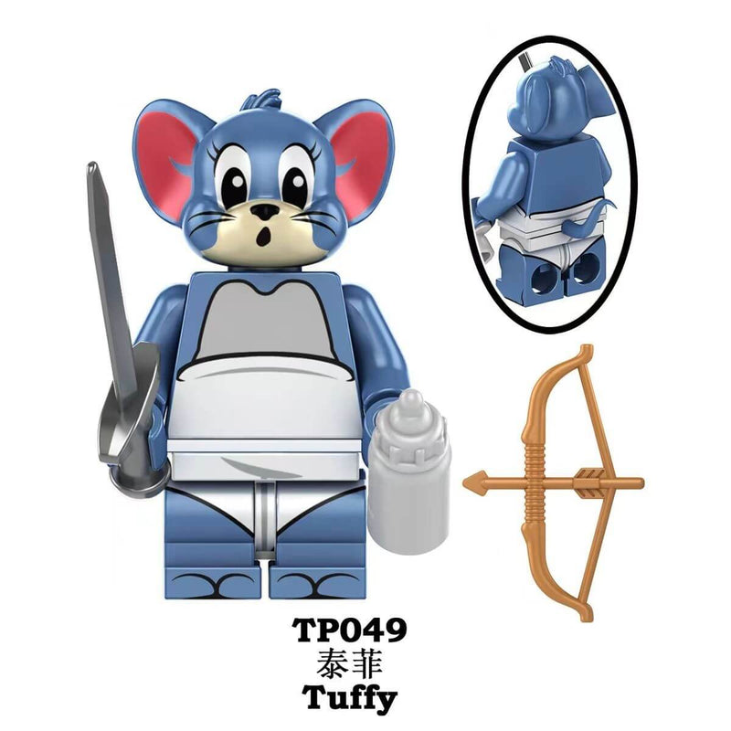 TP1006  Cat and Mouse Tom and Jerry minifigs