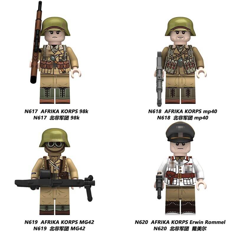 N617-620 North African Legion minifigs