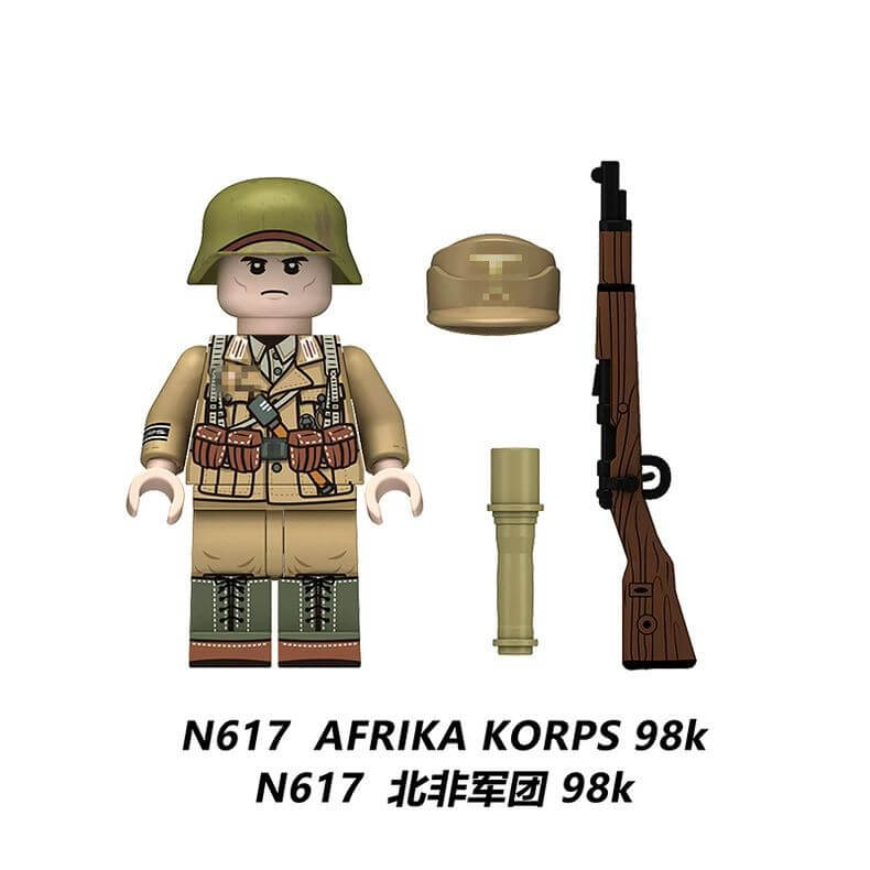 N617-620 North African Legion minifigs